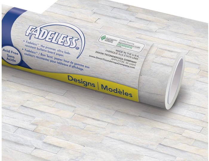 FADELESS BACKING PAPER 48" X 50' : Ledger Stone - Creative Kids