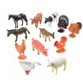 FARM ANIMALS 3" LONG 12 PACK - Creative Kids