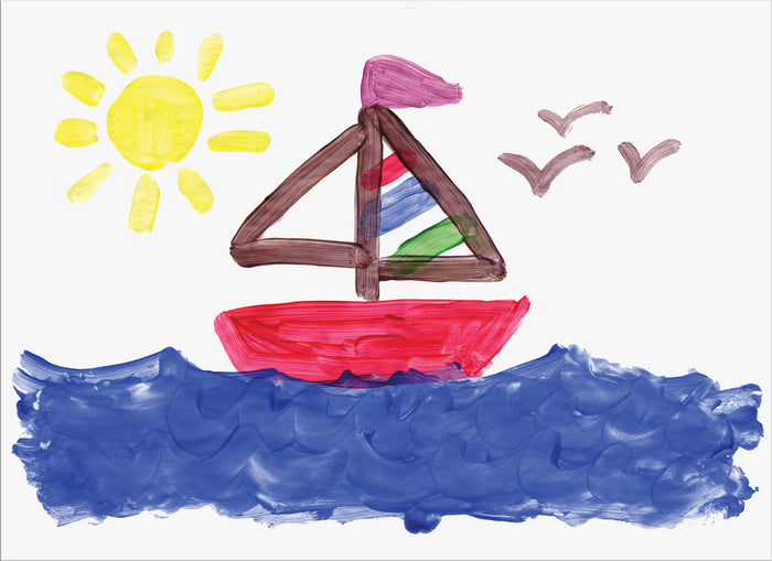 FINGER PAINT  PAPER 16"x22" WHITE  100 sheets