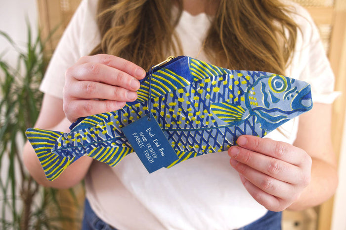 Fish Fabric Case - bubblegum market
