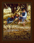Fishing Favorite Spot Panel Cotton Fabric