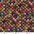 Forget Me Not Quilt Diamonds Cotton Fabric