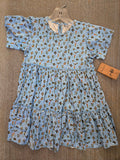 Girl's Blue Cactus Dress - Montana Co