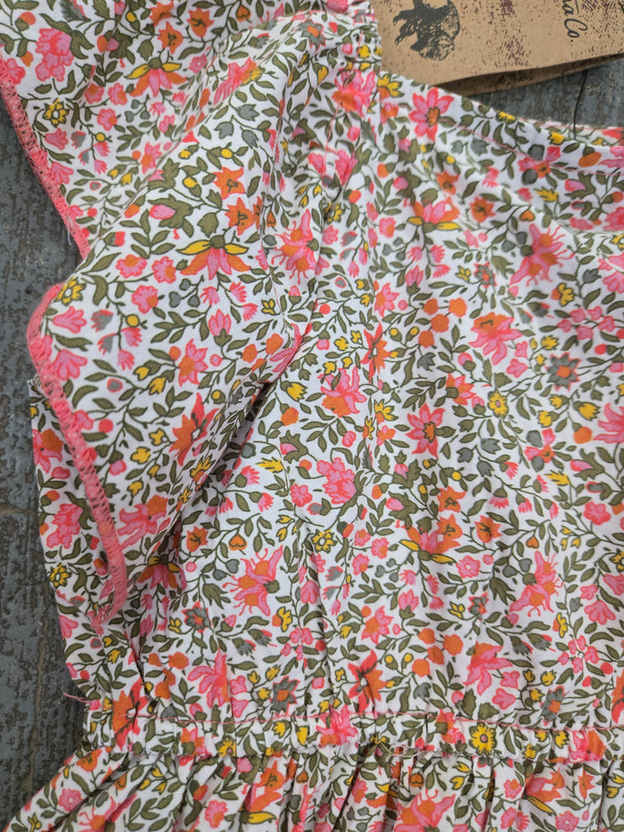Girl's Floral Flutter Dress - Montana Co
