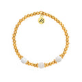 Gold Affirmations Collection- Always Believe Moonstone Bracelet