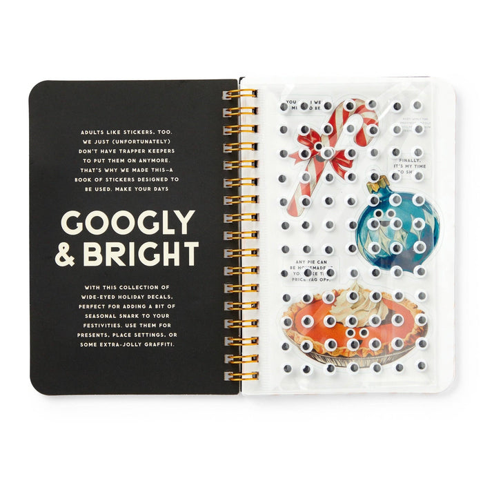 Googly & Bright Holiday Sticker Bookh - bubblegum market
