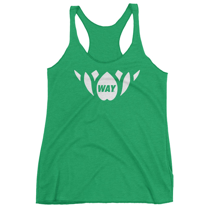 Green + White Lotus Team Tank