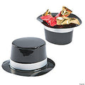 HAT: MINI BLACK  TOP HATS 12PCS - Creative Kids