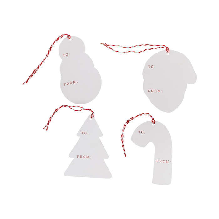 Holiday Cookies Gift Tag Set (16ct) - bubblegum market