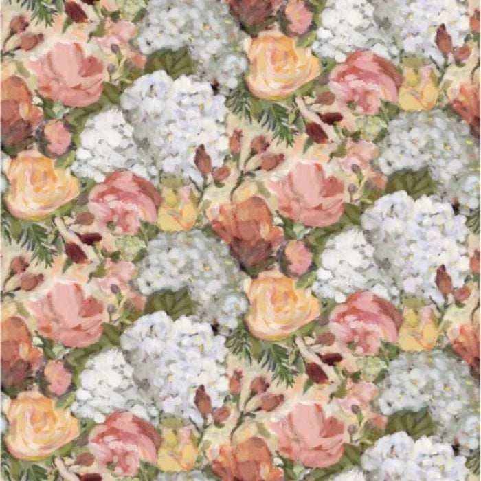 Hydrangea Reverie Packed Hydrangeas Cotton Fabric
