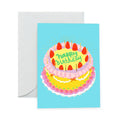 ICHIGO / STRAWBERRY BIRTHDAY Birthday Greeting Card - bubblegum market