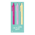 I'M A COOL MOM Jotter Pen Set - bubblegum market