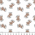 Itty Bitty Jack Everyday I'm Snugglin' Flannel Fabric