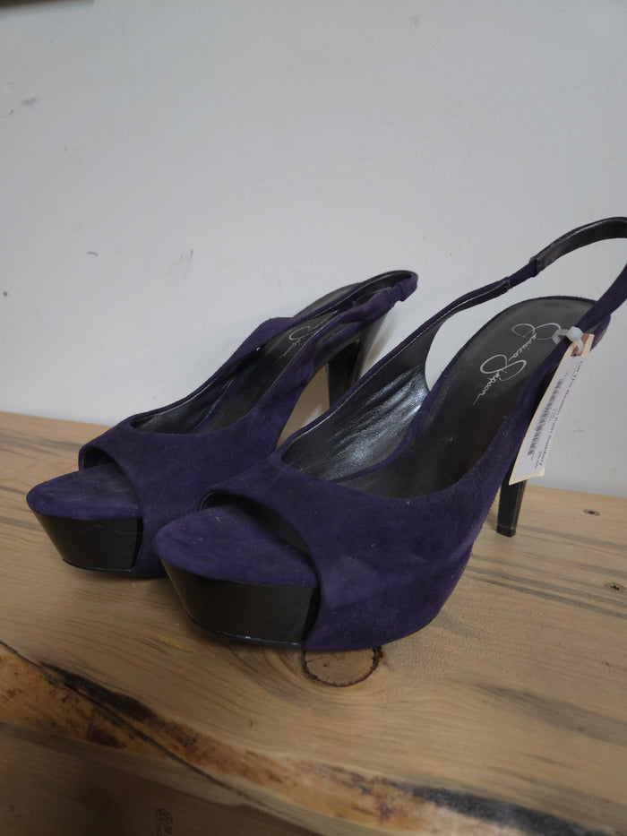 Jessica Simpson Stiletto Sandal, Suede - Size 9.5B