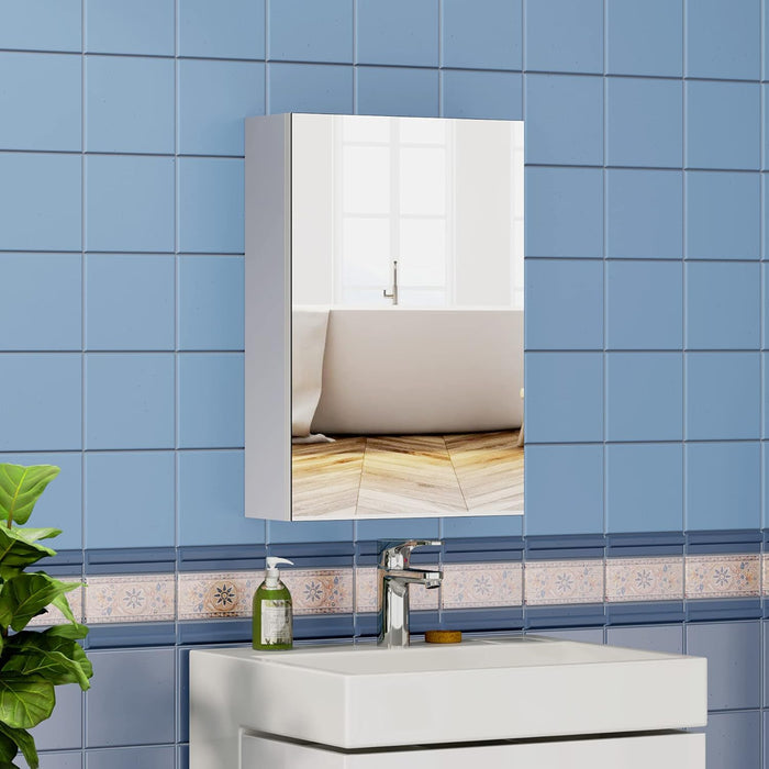 Joolihome Bathroom Wall-Mounted Mirror Cabinet