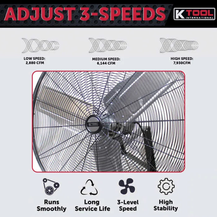 K Tool KTI77731 Adjust 3-Speeds