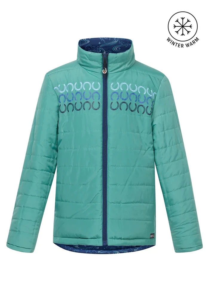Kerrits Ride the Wind Reversable Quilted Jacket - Kids