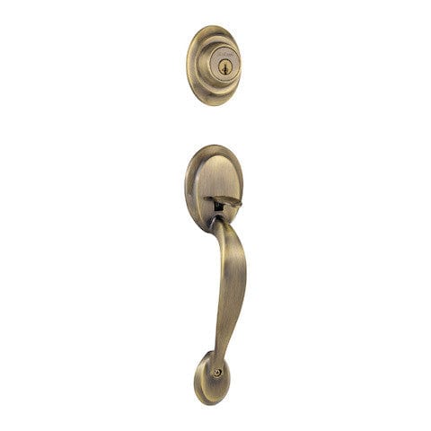 Kwikset Dakota Handleset - Antique Brass
