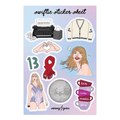 Large Swiftie Vinyl Sticker Sheet - bubblegum market