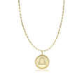 Libra Gold Zodiac Necklace