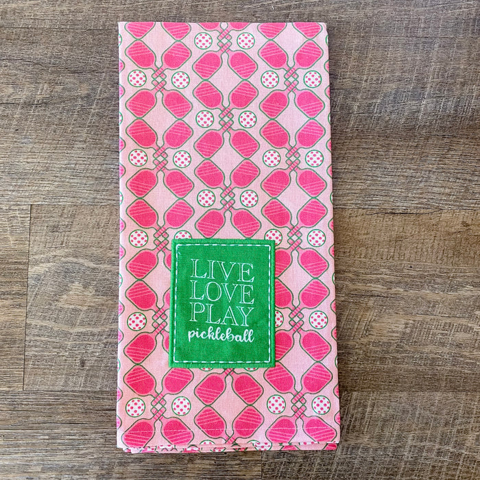Live Love Play Pickleball Hand Towel - Lyla's: Clothing & Gifts - Online and Rockwall Texas Boutique