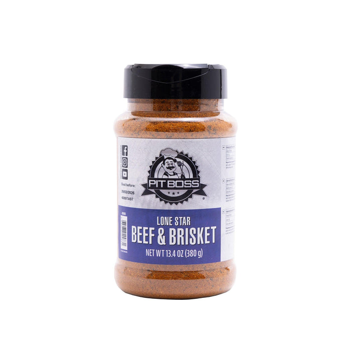 Lone Star Beef & Brisket Rub 380g by Pit Boss - BBQ Land