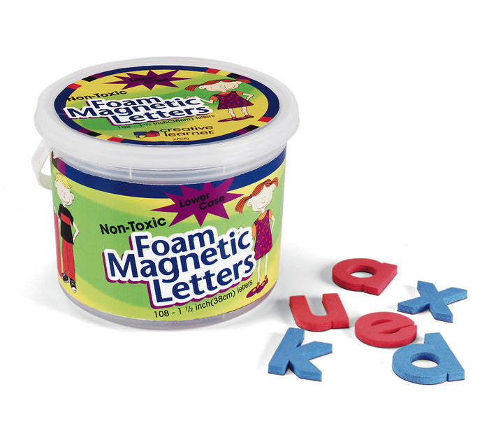 MAGNETIC FOAM LOWER CASE LETTERS  108 PACK