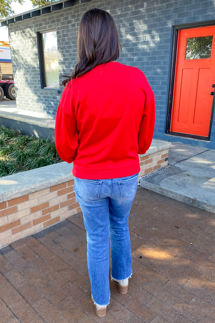 Make It Work Red Top - Lyla's: Clothing & Gifts - Online and Rockwall Texas Boutique