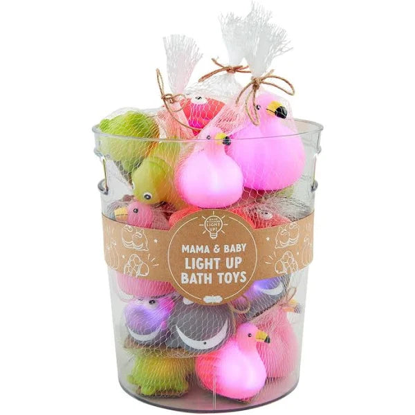 Mama & Baby Light Up Bath Toy