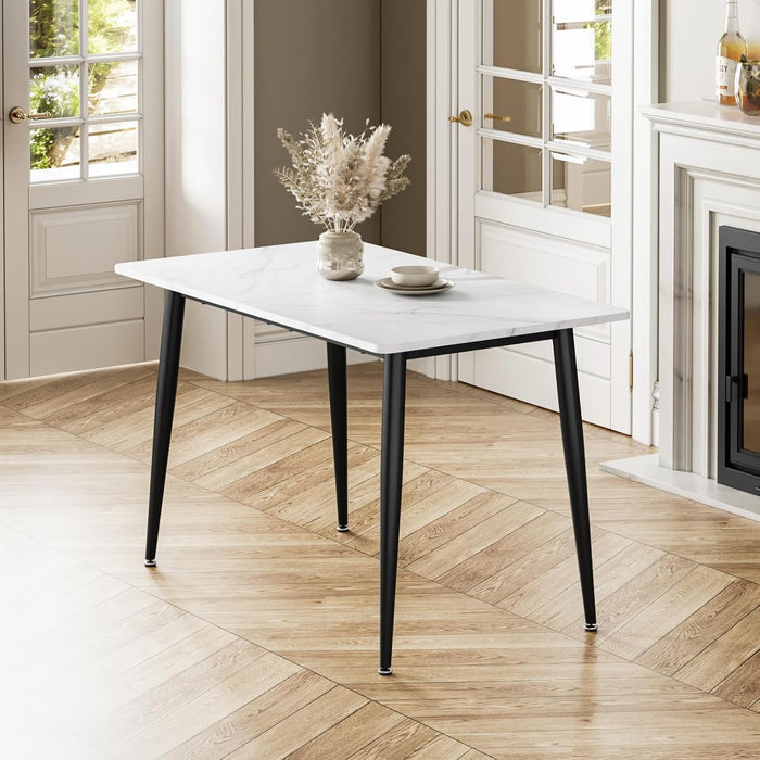 Marble Effect Dining Table