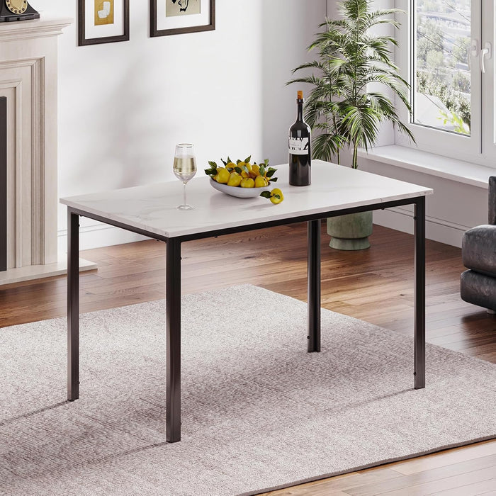 Marble Effect Dining Table