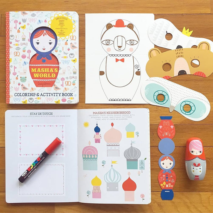 Masha's World: Coloring & Activity Book - bubblegum market
