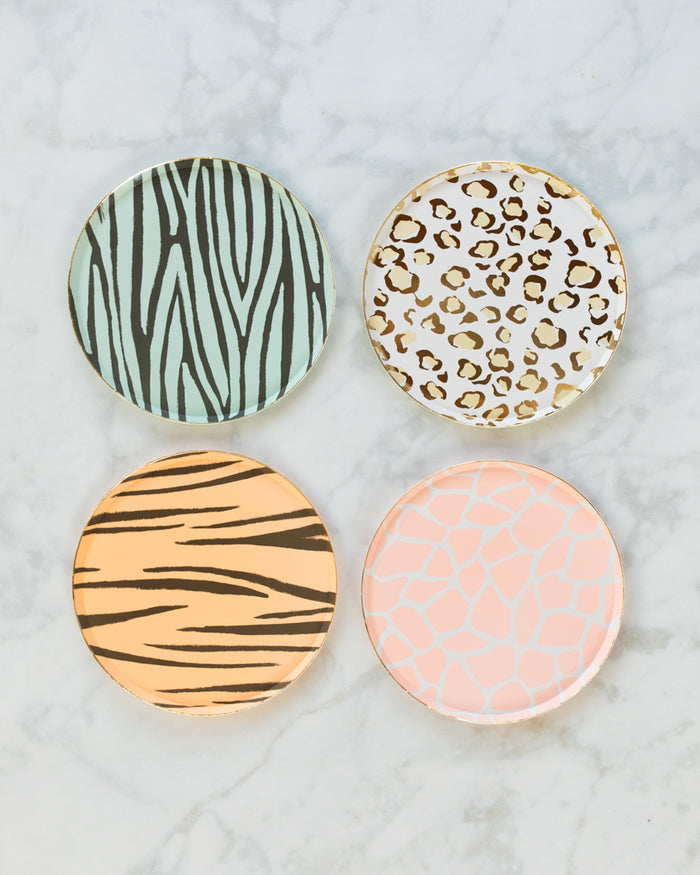 Meri Meri - Safari Animal Print Dinner Plates - pack of 8