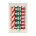 Meri Meri Party Festive Stripe Table Candles - bubblegum market