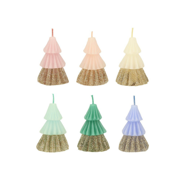Meri Meri Party Rainbow Glitter Tree Candles - bubblegum market