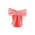 Meri Meri Party Red & White Stripy Bow Cups - bubblegum market