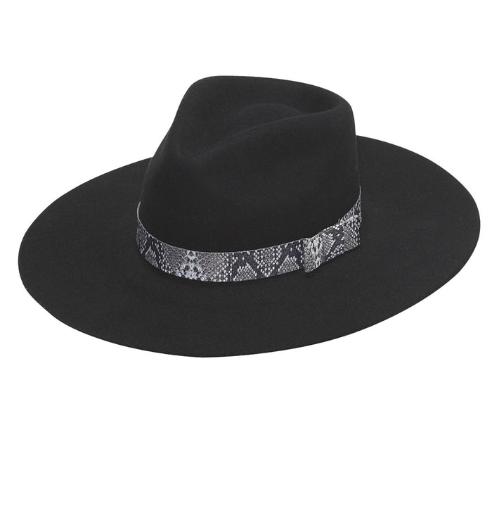 M&F Girls Pinch Front Fashion Hat 3 1/2` Brim