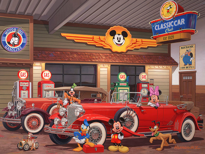 "Mickey's Classic Car Club" by Manuel Hernandez