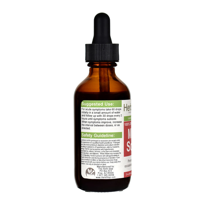Migra-Soothe Herbal Extract 2 oz Bottle - Left