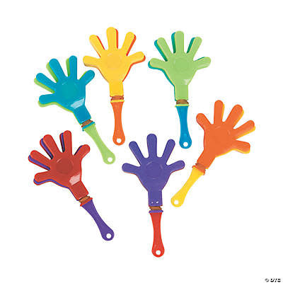 MINI CLAPPING HANDS 3½'' 48 PACK - Creative Kids