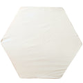 MINICAMP Hexagon Kids' Playmat in Ecru - Fits Pavilion Playhouse