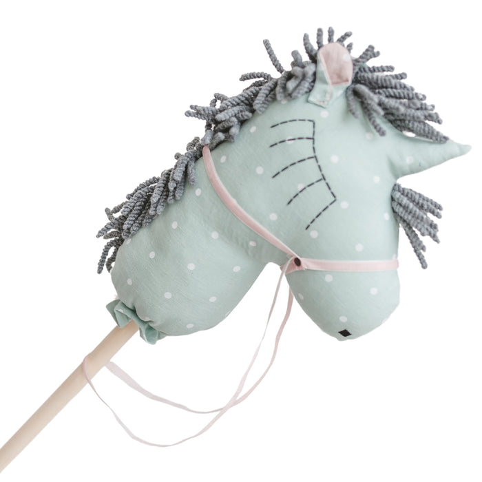Unicorn Stick Horse, Hobby Horse Stick, Pony Ride Toy, Wooden Stick Horse, Plush Stick Horse, Fantasy Horse Toy,Magical Stick Horse,Toy Gift
