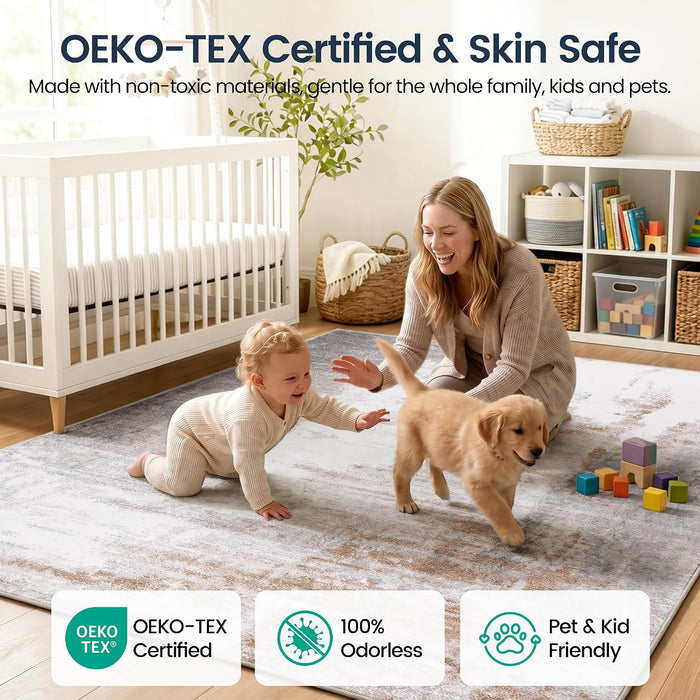 Modern Washable Area Rug