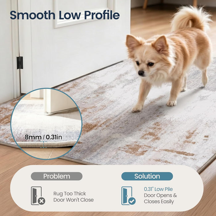 Modern Washable Area Rug