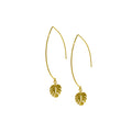 Monstera Wire Drop Earrings