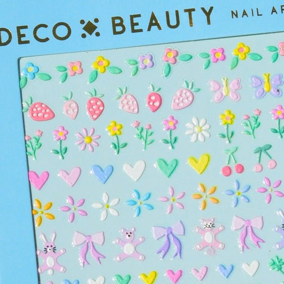 Nail Art Stickers: Petal - bubblegum market
