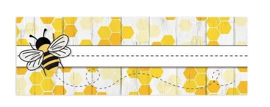 NAME PLATE: THE HIVE  9-5/8" x 3-1/4" 36 PACK - Creative Kids
