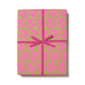 Neon Doves Holiday Wrapping Paper Sheets (Roll of 3) - bubblegum market