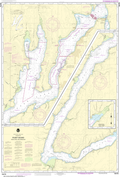 NOAA Chart 18476: Puget Sound - Hood Canal and Dabob Bay