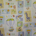 Nursery Hello Baby Cotton Fabric